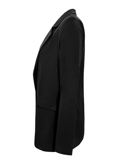 Lapel Collar Long Sleeve Blazer